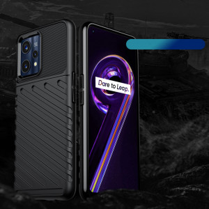 Подсилен гръб Thunder - Realme 9 / 9 Pro+ черен - Img 2