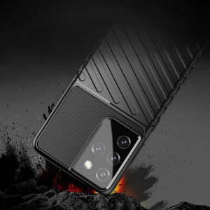Подсилен гръб Thunder - Samsung Galaxy S22 Ultra черен - Img 4