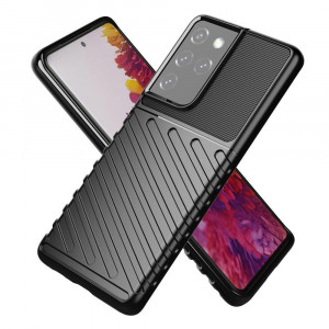 Подсилен гръб Thunder - Samsung Galaxy S22 Ultra черен - Img 13