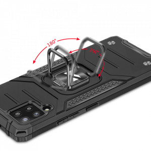 Подсилен гръб WOZINSKY Ring Armor със стойка - Samsung Galaxy A42 5G червен - Img 5