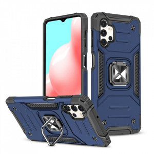 Подсилен гръб WOZINSKY Ring Armor със стойка - Samsung Galaxy A73 5G син - Img 1