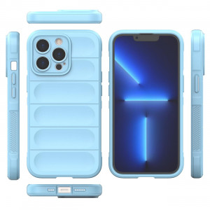 Подсилен гъвкав гръб Magic Shield - iPhone 13 Pro Max светлосин - Img 8