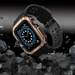 Подсилен калъф за корпус с каишка Protect - Apple Watch 41mm Series 9 / 41mm Series 8 / 41mm Series 7 / 40mm Series 6 / 40mm SE / 40mm Series 5 / 40mm Series 4 / 38mm Series 3 / 38mm Series 2 черен - Img 6