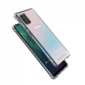 Подсилен силиконов гръб WOZINSKY Anti Shock Military Grade - Samsung Galaxy M51 прозрачен - Img 4