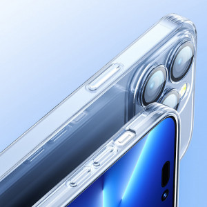 Прозрачен гръб със защита за камерата JOYROOM 14Q - iPhone 14 Plus (JR-14Q3) прозрачен - Img 8