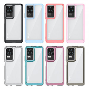 Прозрачен гръб с гел рамка Outer Space - Xiaomi Poco F4 син - Img 6