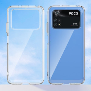 Прозрачен гръб с гел рамка Outer Space - Xiaomi Poco M4 Pro черен - Img 11