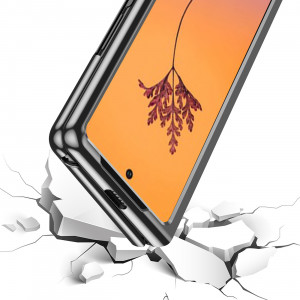 Прозрачен калъф с цветна рамка Plating - Samsung Galaxy Z Fold4 розов - Img 10