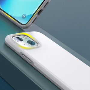 Противоударен гръб CHOETECH MFM Anti-drop MagSafe - iPhone 13 бял - Img 7