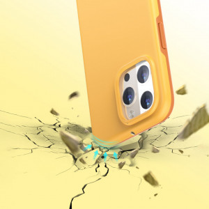 Противоударен гръб CHOETECH MFM Anti-drop MagSafe - iPhone 13 Pro оранжев - Img 5