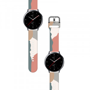 Силиконова каишка Moro - Samsung Galaxy Watch4 46mm (15) камуфлаж - Img 2