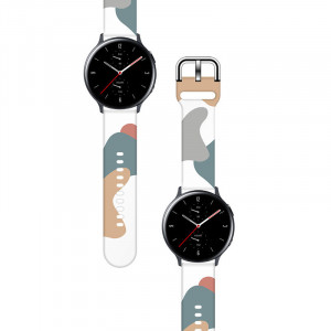 Силиконова каишка Moro - Samsung Galaxy Watch4 Classic 46mm (2) камуфлаж - Img 2