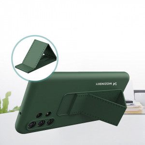 Силиконов гръб със стойка WOZINSKY Kickstand - Xiaomi Redmi Note 11 Pro / 11 Pro 5G / 11E Pro черен - Img 5