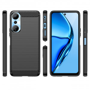 Силиконов гръб Carbon - Infinix Hot 20 черен - Img 2