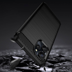 Силиконов гръб Carbon - Realme 9i 5G / 10 5G черен - Img 4