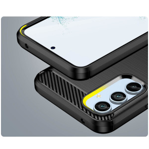 Силиконов гръб Carbon - Samsung Galaxy A54 5G черен - Img 6
