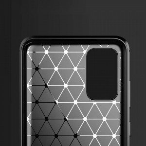 Силиконов гръб Carbon - Samsung Galaxy S20 Ultra / S20 Ultra 5G черен - Img 6
