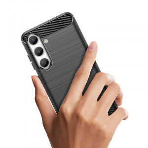 Силиконов гръб Carbon - Samsung Galaxy S24 черен - Img 4