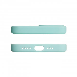 Силиконов гръб Design - iPhone 12 Pro светлосини цветя - Img 2