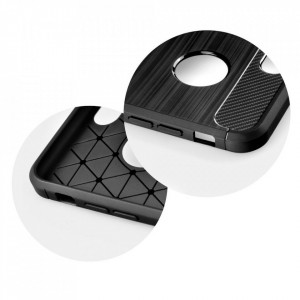 Силиконов гръб FORCELL Carbon - iPhone 13 черен - Img 9