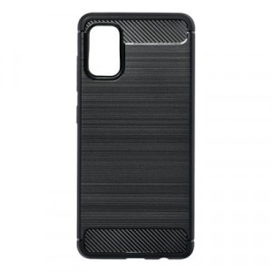 Силиконов гръб FORCELL Carbon - Samsung Galaxy A41 черен - Img 2