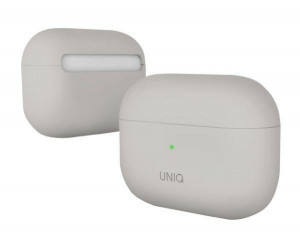 Силиконов калъф за слушалки UNIQ Lino - AirPods Pro бежов - Img 4