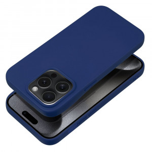 Тънък гел гръб Soft - iPhone 15 Pro тъмносин - Img 12