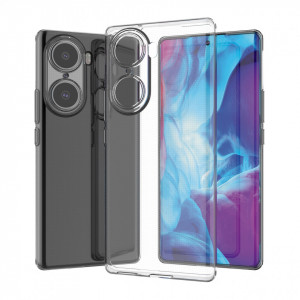 Тънък силиконов гръб 0.5mm - Honor 60 Pro прозрачен - Img 3