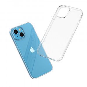 Тънък силиконов гръб 0.5mm - iPhone 15 прозрачен - Img 4