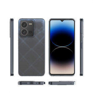 Тънък силиконов гръб 0.5mm - Vivo Y22 / Y22s / Y35 прозрачен - Img 3