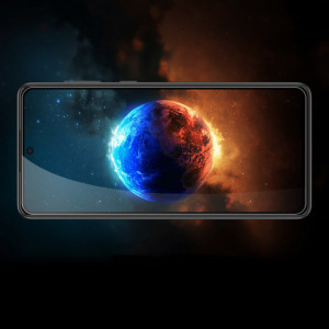 Ултратънък 0.2mm 9H закален стъклен протектор NILLKIN Amazing CP+Pro - Samsung Galaxy A73 5G с черна рамка - Img 9