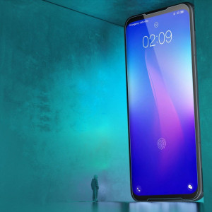 Ултратънък 0.2mm 9H закален стъклен протектор NILLKIN Amazing H+ Pro AGC - Xiaomi черен Shark 3 Pro с черна рамка - Img 8
