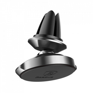 Универсална магнитна стойка за телефон за кола за вентилационен отвор BASEUS Small Ears Series (SUER-A01) черна - Img 5