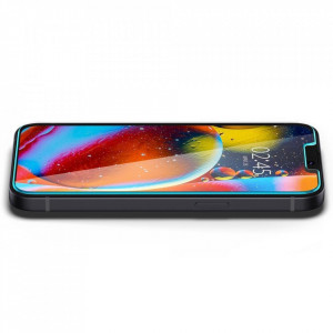 2 бр. закален стъклен протектор SPIGEN TR Ez Fit с инструмент за поставяне - iPhone 13 / 13 Pro - Img 4
