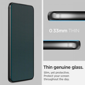 2 бр. закален стъклен протектор SPIGEN TR Ez Fit с инструмент за поставяне - Samsung Galaxy S22 - Img 12