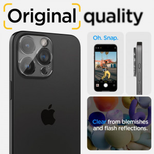 2 бр. протектор за камера SPIGEN Optik TR - iPhone 14 Pro / Pro Max / 15 Pro / Pro Max прозрачен - Img 9