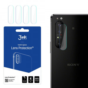 4 бр. гъвкав протектор за камера 3mk Lens Protection - Sony Xperia 1 II