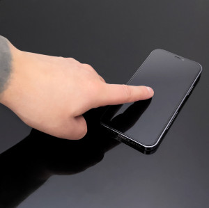 5D Full Glue закален стъклен протектор с пълно покритие WOZINSKY съвместим с гръб - Moto g71 5G с черна рамка - Img 9