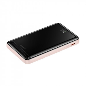 BASEUS Magnetic Bracket с безжично зареждане бързо зареждане Външна батерия 10000mAh 20W розов (c BASEUS Xiaobai series бързо зареждане кабел Type-C към Type-C 60W(20V / 3A) 50cm бяла) Overseas Edition - Img 9