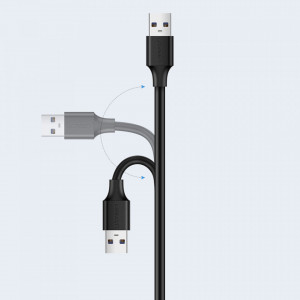 USB 2.0 удължител UGREEN 0.5m (US103) черен - Img 2