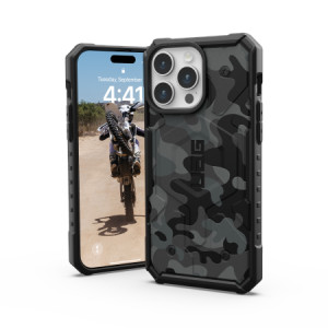 Армиран гръб UAG Pathfinder MagSafe - iPhone 15 Pro Max Midnight Camo - Img 5