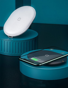 Безжично зарядно BASEUS Cobble Qi 15W + кабел USB Type C 1m (WXYS-01) черно - Img 8