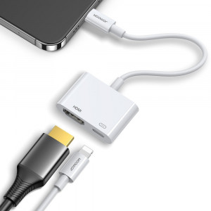 Видео адаптер JOYROOM Lightning към digital HDMI / Lightning FullHD, 1080p, 60Hz (S-H141) бял - Img 2
