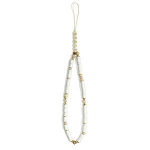Висулка GUESS GUSTPEARW Heishi Beads бяла - Img 2