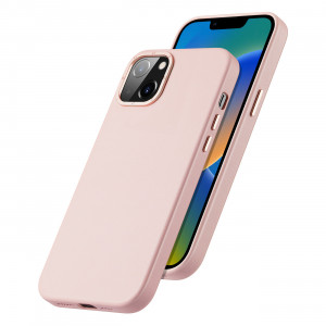 Гръб от еко кожа DUX DUCIS Grit MagSafe - iPhone 14 Plus розов - Img 2