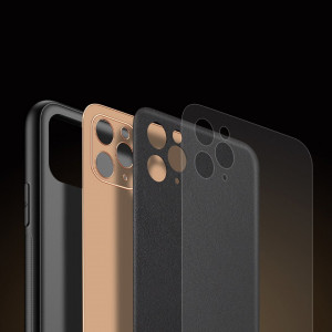 Гръб от еко кожа DUX DUCIS Yolo - iPhone 12 Pro черен - Img 9