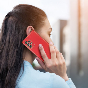Гръб от еко кожа DUX DUCIS Yolo - Samsung Galaxy A72 червен - Img 12
