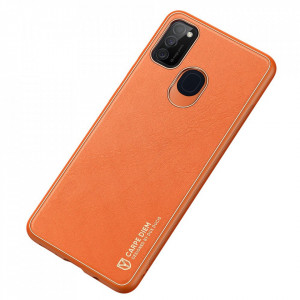 Гръб от еко кожа DUX DUCIS Yolo - Samsung Galaxy M30s оранжев - Img 4