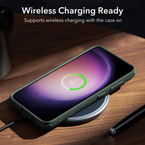 Гръб със стойка ESR Classic Kickstand - Samsung Galaxy S23+ прозрачен / зелен - Img 5