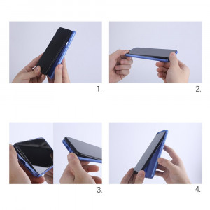 Гръб със стойка NILLKIN Super Frosted Shield - Samsung Galaxy A02s / M02s черен - Img 16